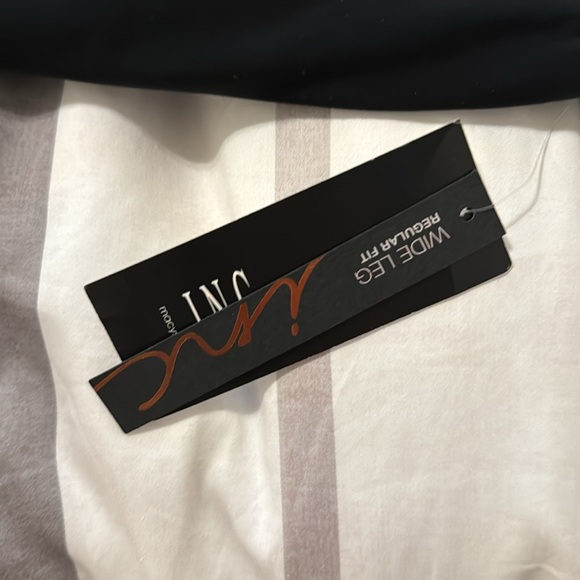 INC International Concept Black And White Pants Size M - Picture 9 of 11